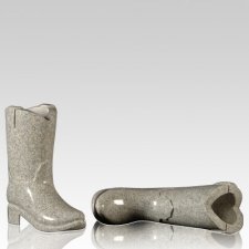 Cowboy Boot  Granite Vase