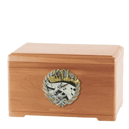 Melodic Light Cherry Cremation Urn