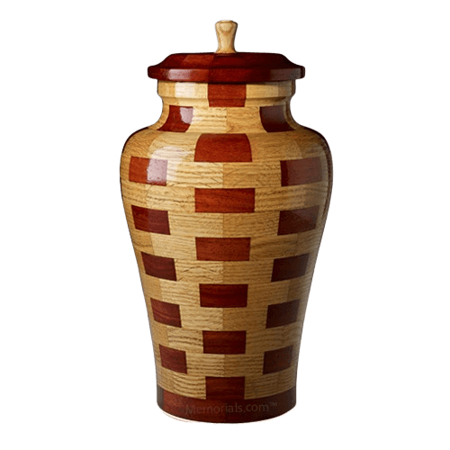 Memphis Large Wood Urn