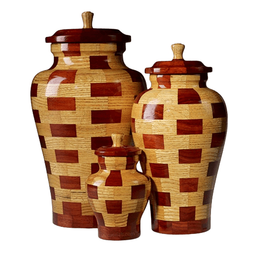 Memphis Wood Cremation Urns