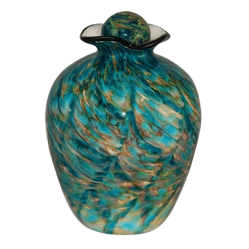 Mermaid Glass Cremation Urn