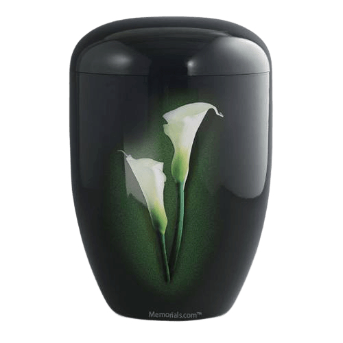 Midnight Lily Biodegradable Urn
