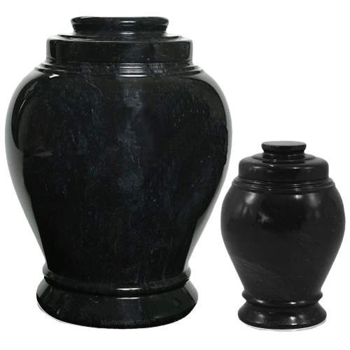 Midnight Marble Cremation Urns