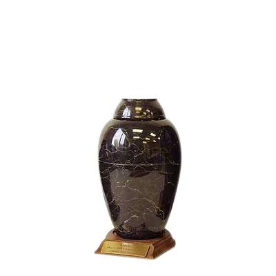 Midnight Marble Medium Pet Urn