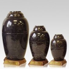 Midnight Marble Pet Urns