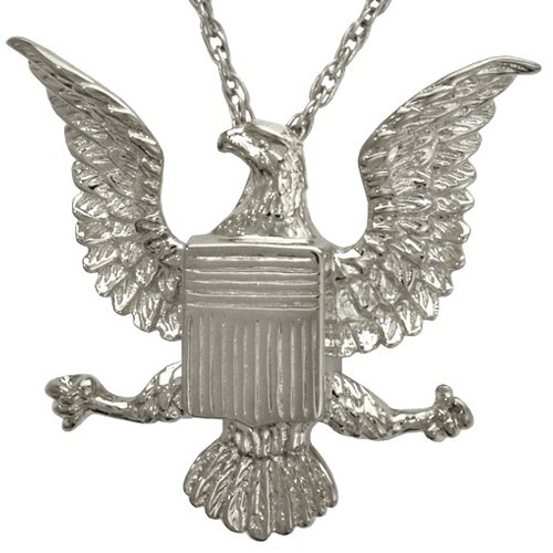 Military Eagle Cremation Pendant III