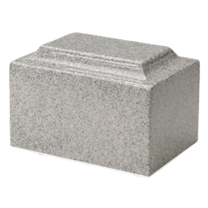 Mist Gray Granite Keepsake Cremation Urn
