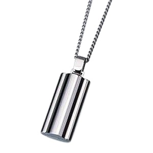 Modern Flask Keepsake Pendant