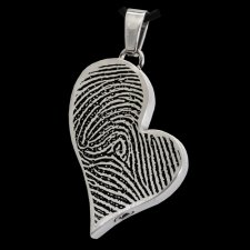 Modern Heart Cremation Print Keepsakes