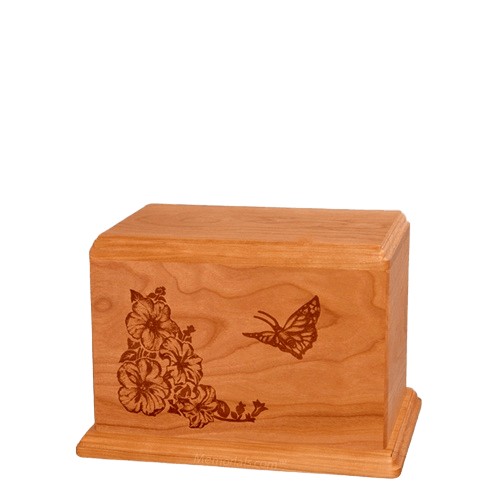 Monarch Small Mahogany Wood Urn