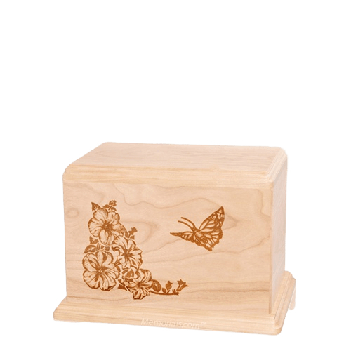 Monarch Small Maple Wood Urn