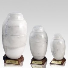 Moonlit Marble Pet Urns 