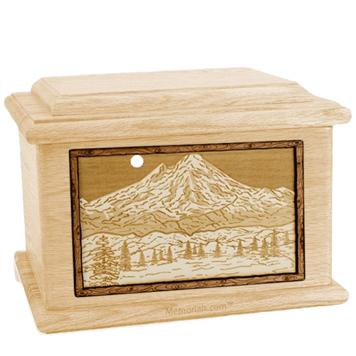 Mt Baker Maple Memory Chest Cremation Urn