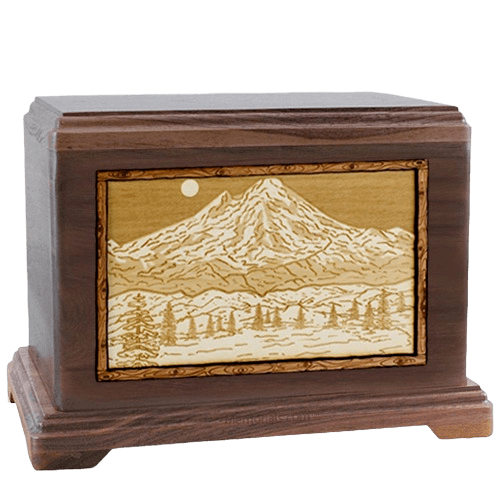 Mt Baker Walnut Hampton Cremation Urn