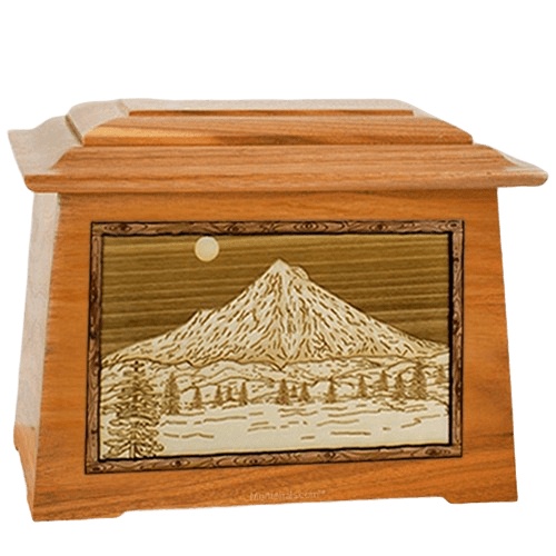 Mt Hood Mahogany Aristocrat Cremation Urn