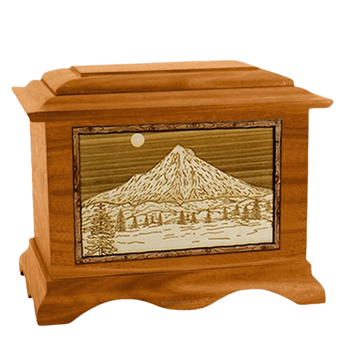 Mt Hood Mahogany Cremation Urn