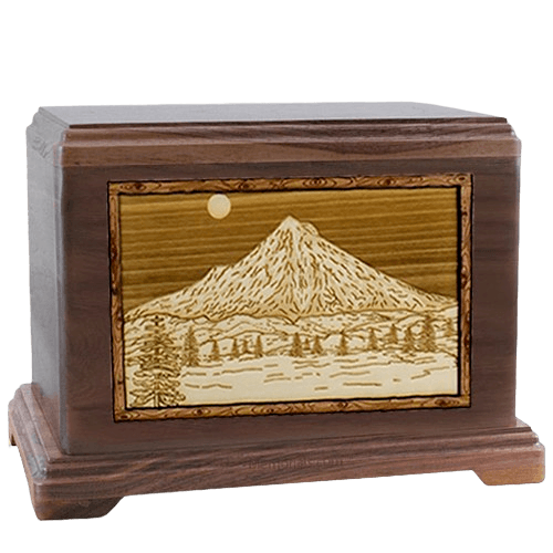 Mt Hood Walnut Hampton Cremation Urn