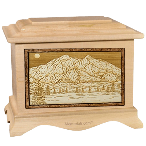 Mt McKinley Maple Cremation Urn