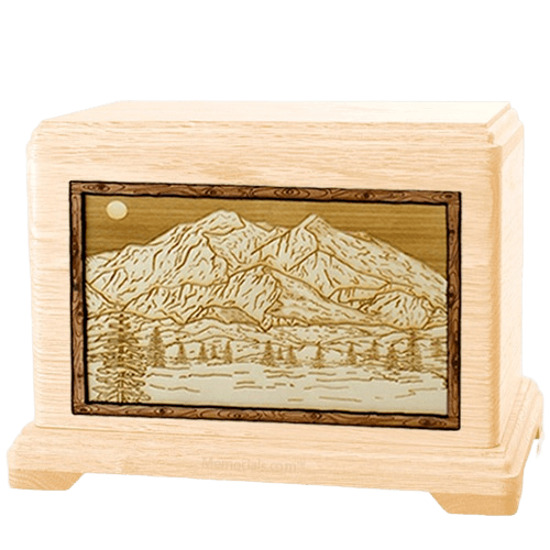 Mt McKinley Maple Hampton Cremation Urn