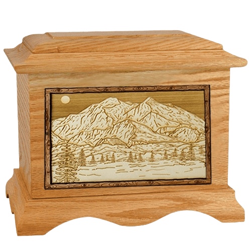 Mt McKinley Oak Cremation Urn