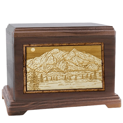 Mt McKinley Walnut Hampton Cremation Urn