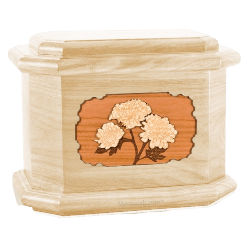 Mums Maple Octagon Cremation Urn