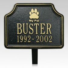 My Pal Pet Memorial Plaque