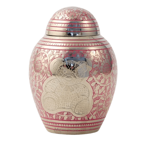 My Pink Teddy Childrens Cremation Urn