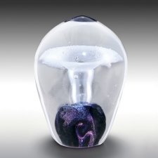 Nebula Geyser Glass Cremation Keepsake