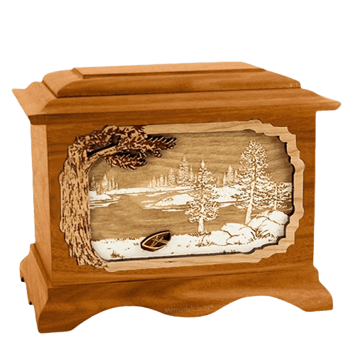 New Lake Mahogany Cremation Urn