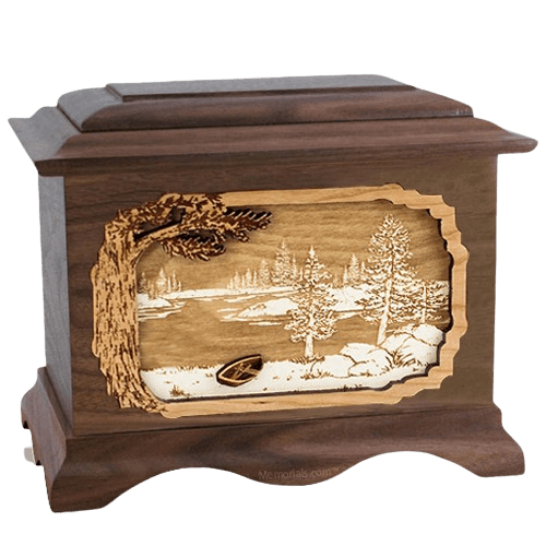 New Lake Walnut Cremation Urn