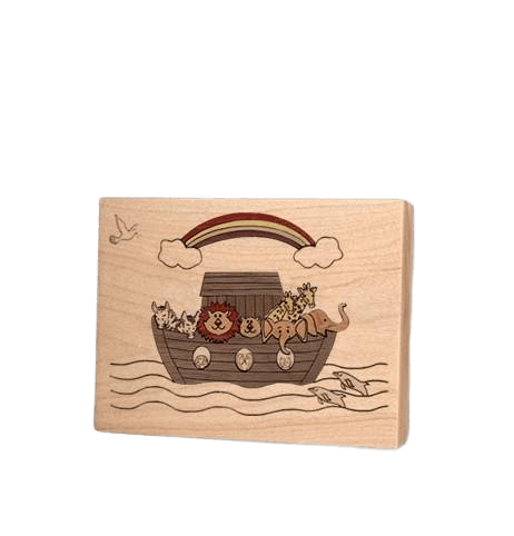 Noahs Ark Children Keepsake Wood Urn