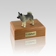 Norwegian Elkhound Small Dog Urn