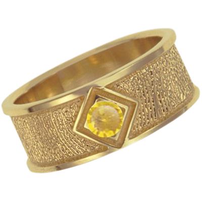 November Birthstone 14k Yellow Gold Ring Print Keepsake