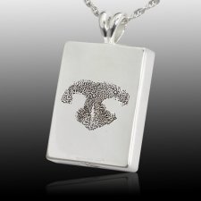 Oblong Nose Tag Print Cremation Keepsakes