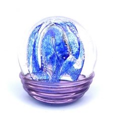 Ocean Blue & Purple Embrace Memory Glass Keepsakes