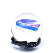 Ocean Blue & Purple Galaxy Medium Memory Glass Keepsake