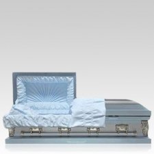 Ocean Blue Large Child Casket