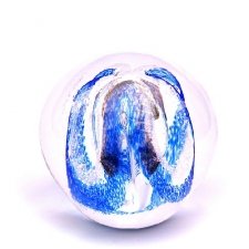 Ocean Blue Swirl Medium Memory Glass Keepsake