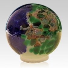 Ocean Orb Glass Pet Urn