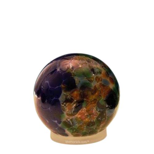 Ocean Orb Small Glass Pet Urn