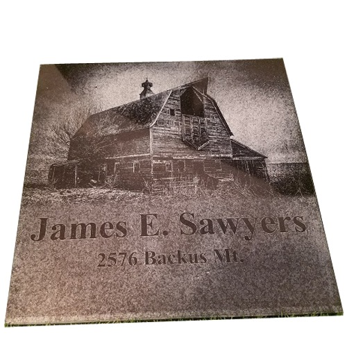 Old Barn Granite Memorial Stone