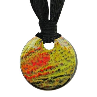 Olive Cremation Ashes Pendant