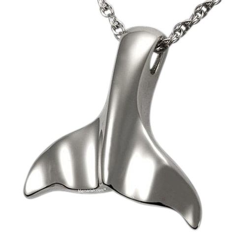 Orca Tail Cremation Pendant III