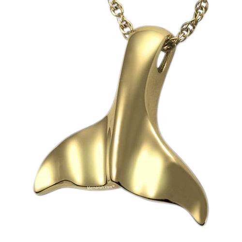 Orca Tail Cremation Pendant IV