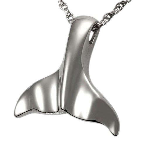 Orca Tail Cremation Pendant