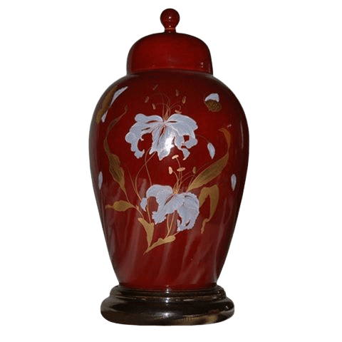 Orchid Red Keepsake Urn