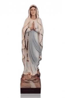 Our Lady of Lourdes in Prayer Medium Fiberglass Statues