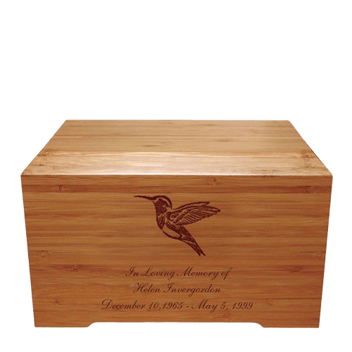 Bamboo Distinction Green Cremation Urns