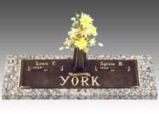 Classic Devotion Grave Marker
